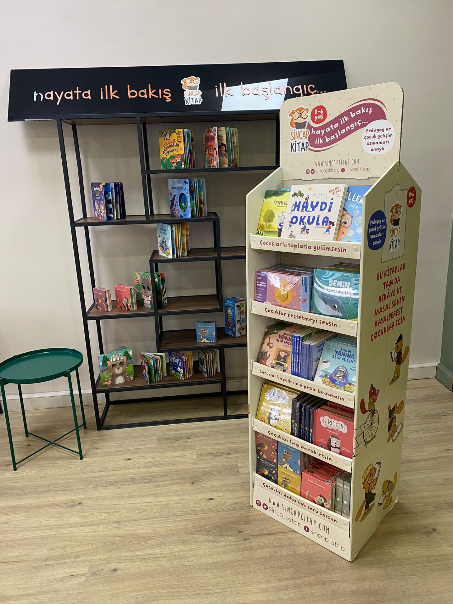 Sincap Kitap 0-6 Yaş 57 Çeşit 170 Adetlik Kitap Standı (Pedagog Onaylı)