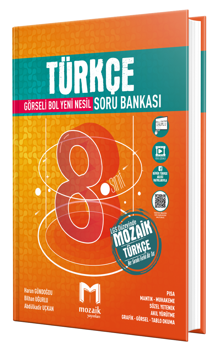 2027 Mozaik Yayınları 8.Sınıf Türkçe Soru Bankası