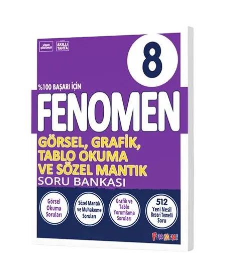 2027 Fenomen Yayıncılık 8.Sınıf Görsel Ve Grafik Okuma Soru Bankası