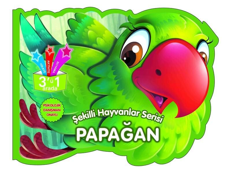 Parıltı Yayıncılık Şekilli Hayvanlar Papağan