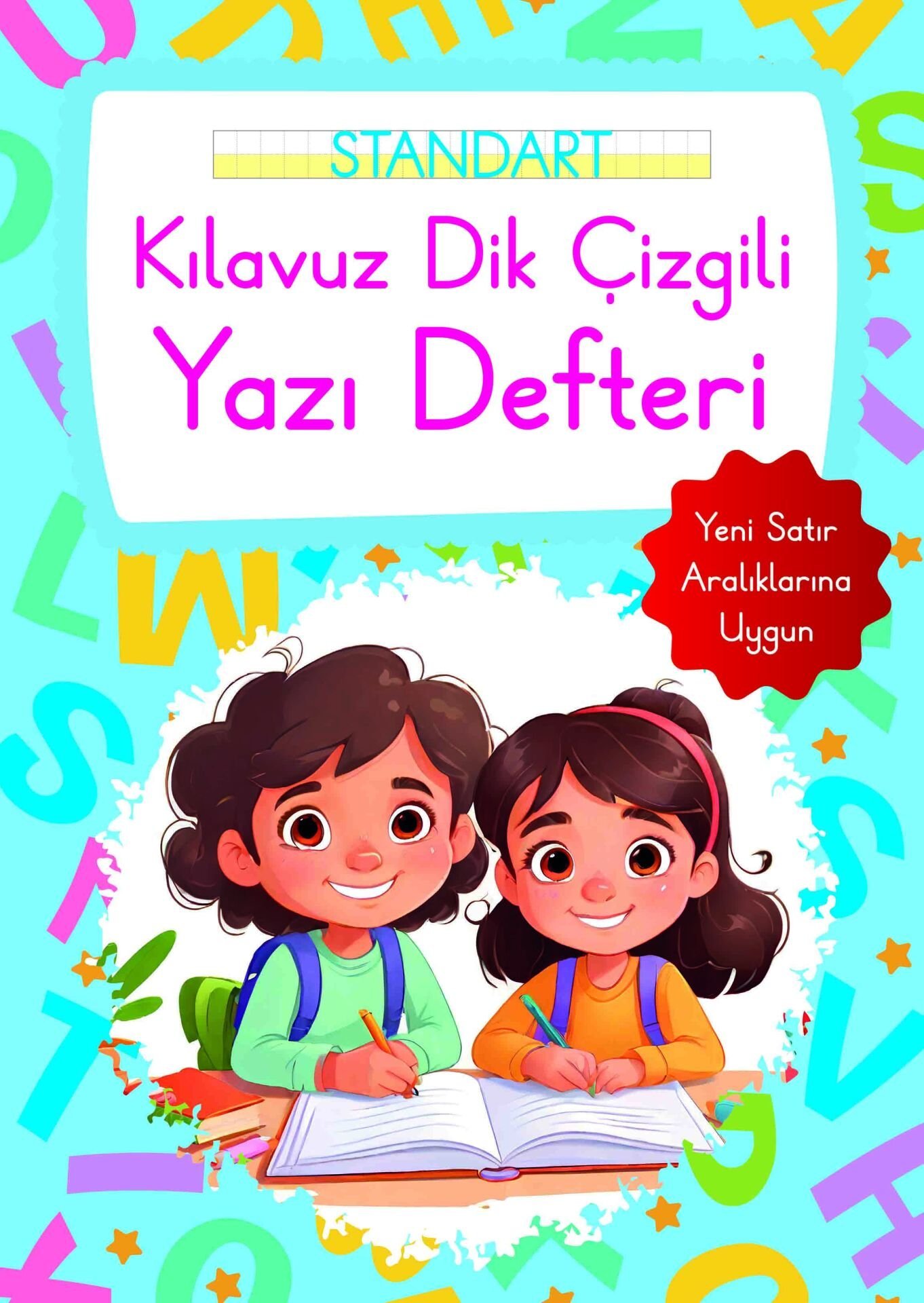 Parıltı Yayıncılık Yazı Defteri - Kılavuz Dik Çizgili (Büyük Boy A4 )
