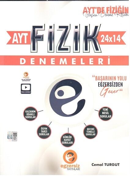 Egzersiz Yayınları Ayt Fizik 24x14 Denemeleri