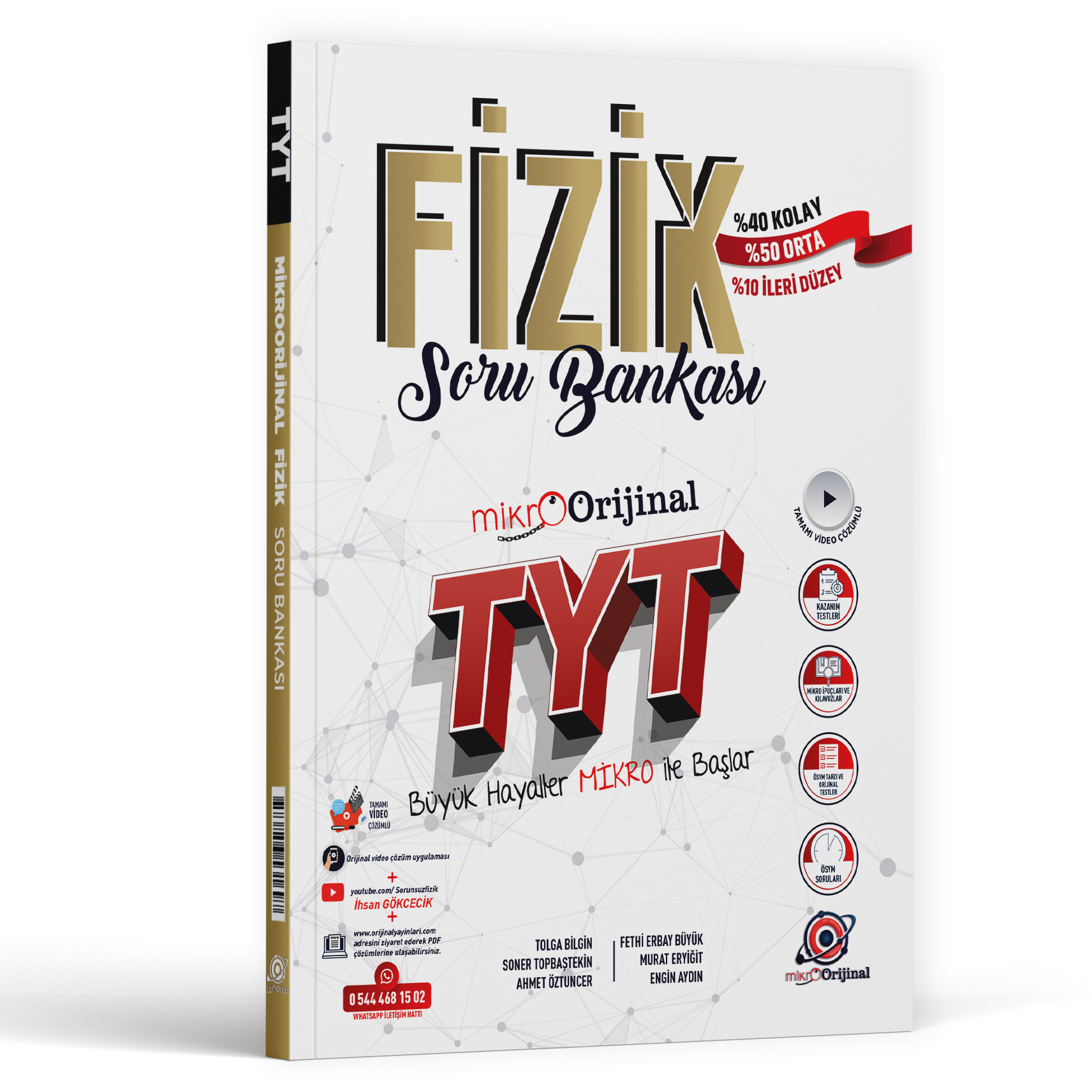 2027 Orijinal Yayınları MikroOrijinal TYT Fizik Soru Bankası