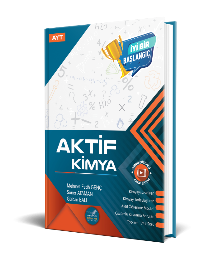 2027 Aktif Öğrenme Yayınları Ayt Kimya Soru Bankası 0'Dan Başlayanlara