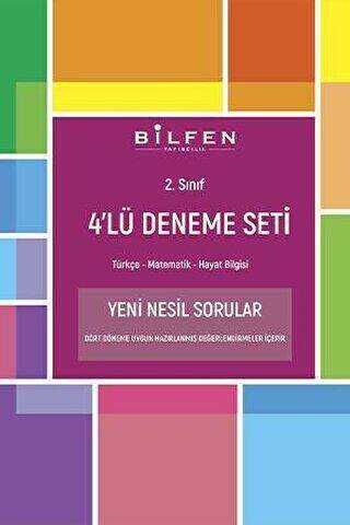 Bilfen Yayıncılık 2.Sınıf Tüm Dersler 4'Lü Deneme Seti