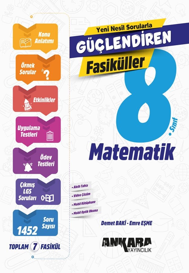 Ankara Yayıncılık 8. Sınıf Matematik Güçlendiren SET Fasiküller 2026
