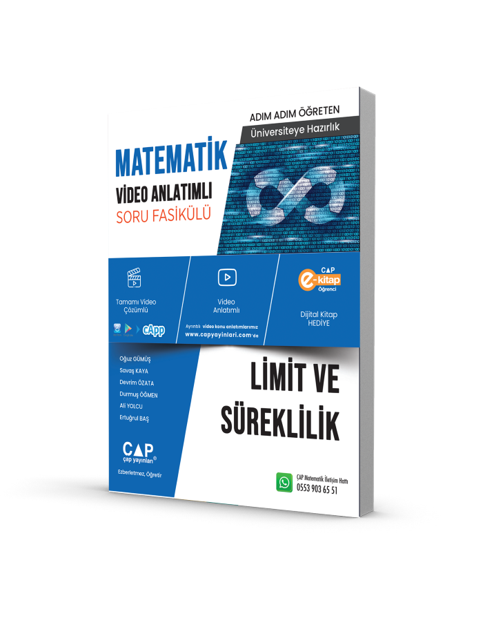 Çap Yayınları Limit Ve Süreklilik Konu Anlatımlı Soru Bankası