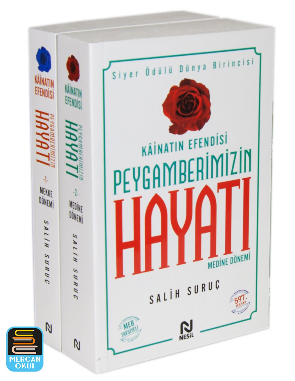 Mercan Okul  Kainatın Efendisi Peygamberimizin Hayatı 2 Cilt Kutulu Salih Suruç