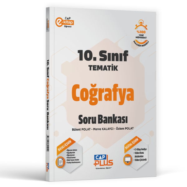2026 Çap Yayınları 10 Sınıf Tematik Coğrafya Soru Bankası