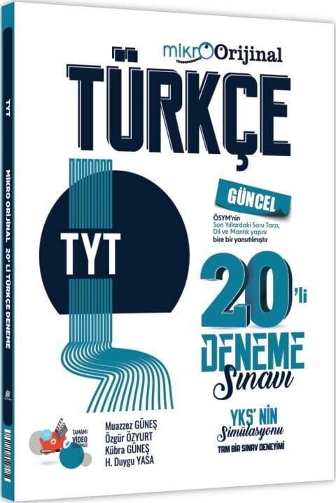 2027 Orijinal Mikro TYT Türkçe 20 li Deneme Sınavı
