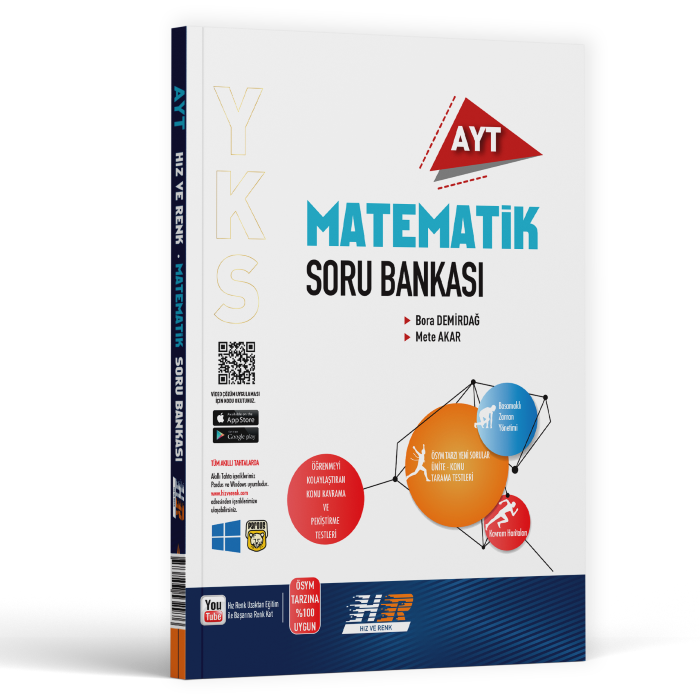 2027 Hız ve Renk Yayınları Ayt Matematik Soru Bankası