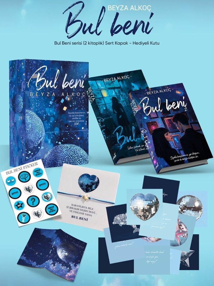 İndigo Kitap Bul Beni 1 ve 2 Kitap Set – Ciltli (Hediye Kutulu) Beyza Alkoç