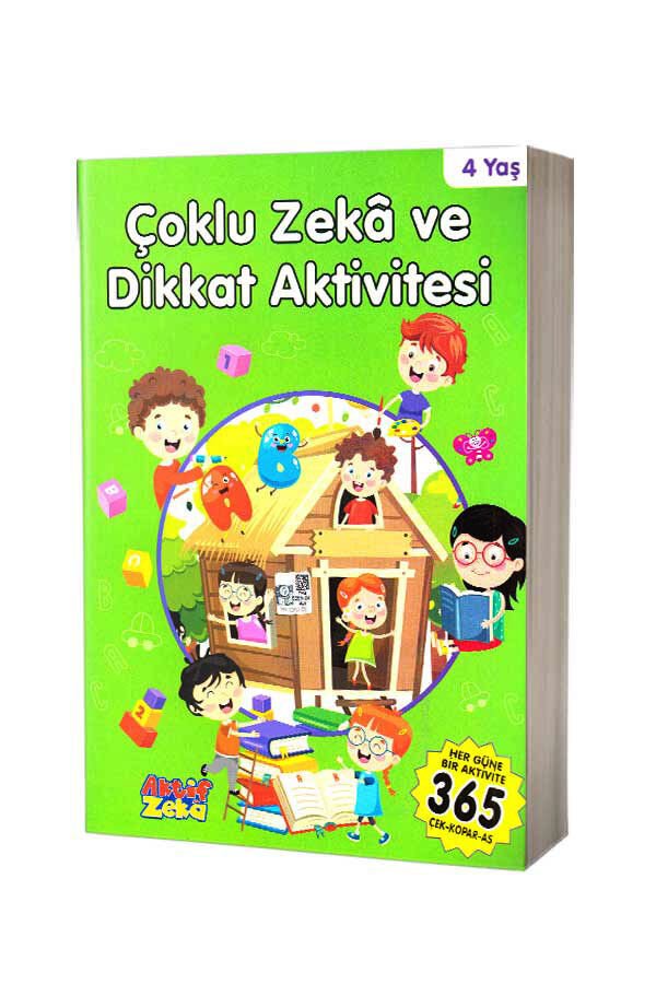Çoklu Zeka Ve Dikkat Aktivitesi 4 Yaş - Yeşil Kitap
