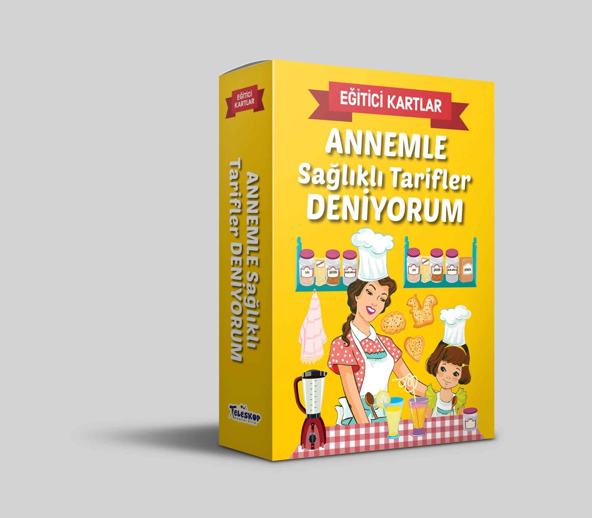 Teleskop Eğitici Kartlar Annemle Sağlıklı Tarifler Deniyorum