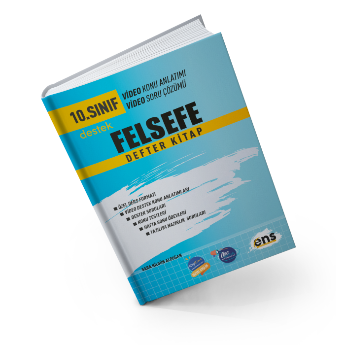 Ens Destek Yayınları 10.Sınıf Felsefe Defter Kitap