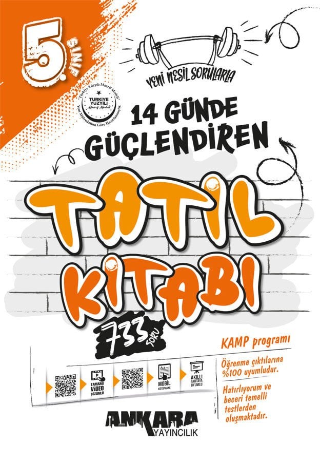 2026 Ankara Yayınları 5.Sınıf Güçlendiren 14 Günde Tatil Kitabı Deneme