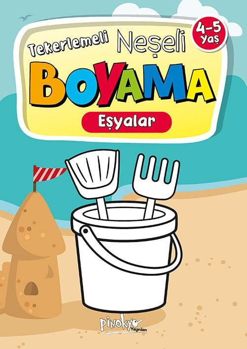 Pinokyo Yayınları Neşeli Boyama Eşyalar 4-5 Yaş