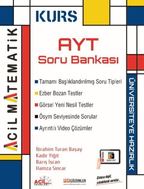 2027 Acil Yayınları Ayt Matematik Soru Bankası Kurs Serisi