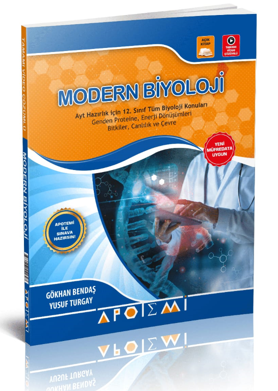 2027 Apotemi Yayınları Ayt Modern Biyoloji