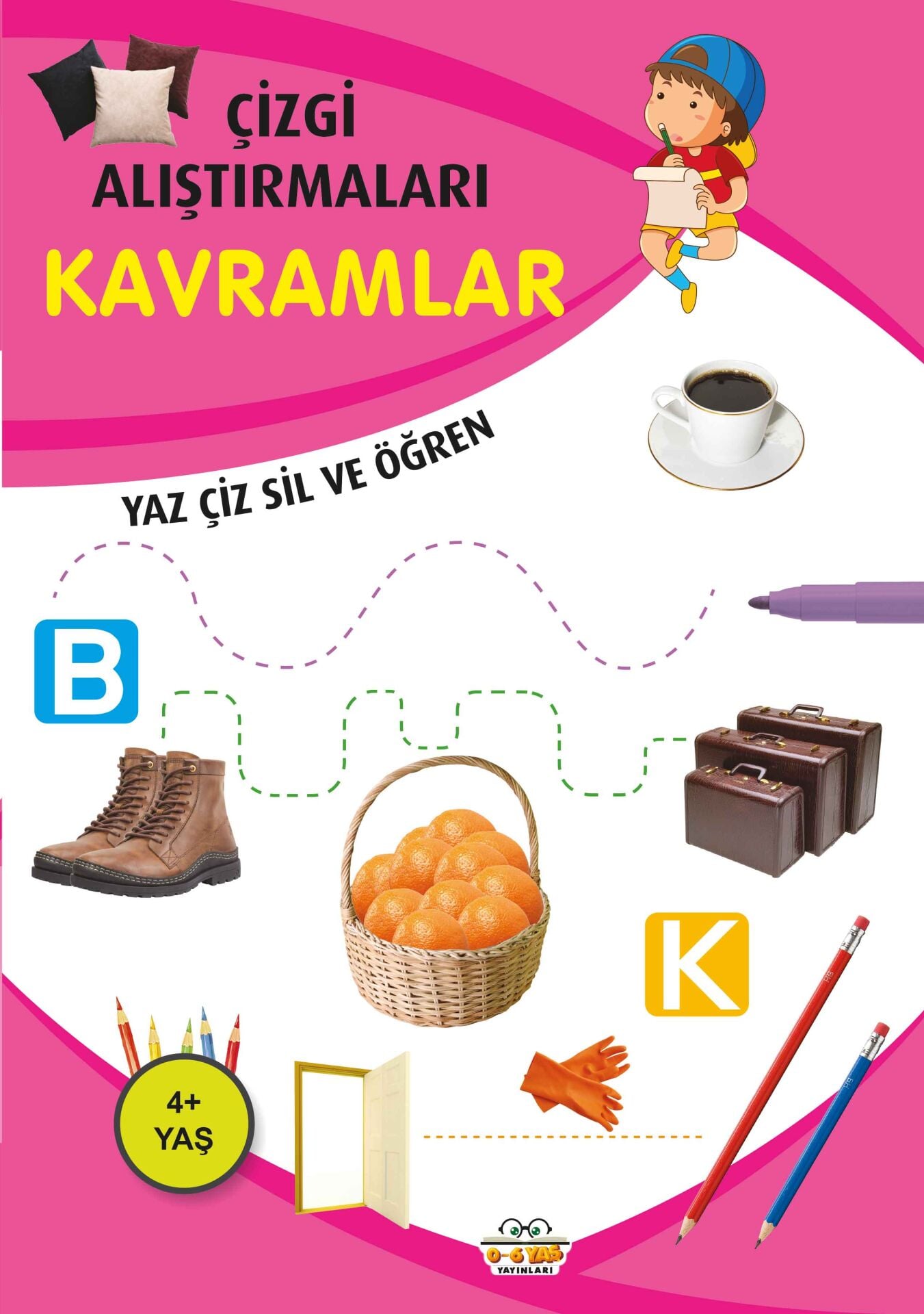 0-6 Yaş Yayınları Çizgi Alıştırmaları Kavramlar