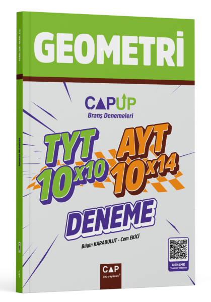 2026 Çap Yayınları  Çapup 10*10 Tyt Ve 10*14 Ayt  Geometri  Branş Denemeleri