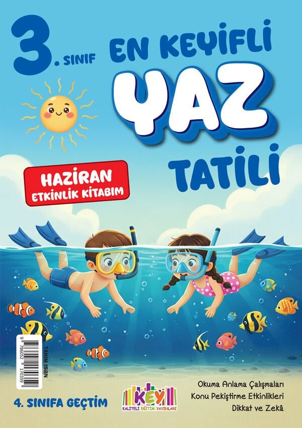 Kaliteli Eğitim Yayınları 3.Sınıf En Keyifli Yaz Tatili Seti (5 Kitap)
