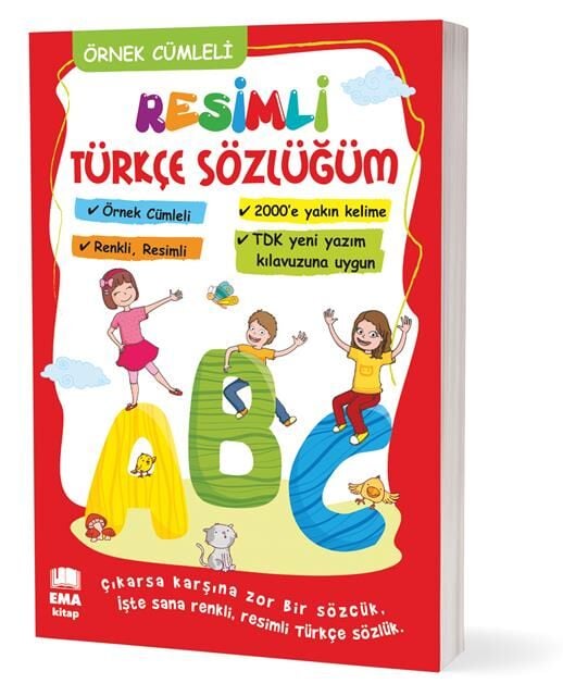 2027 Ema Kitap Resimli Türkçe Sözlüğüm (Örnek Cümleli)