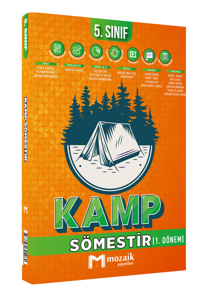 2026 Mozaik Yayınları 5.Sınıf Kamp Sömestir (1.Dönem)
