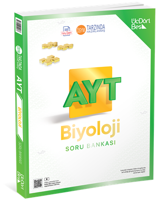Üç Dört Beş Yayıncılık Ayt Biyoloji Konu Soru Bankası