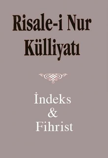 Nesil Yayınları Risale İ Nur Külliyatı İndex Ve Fihristi (Büyük Boy) /Nesil