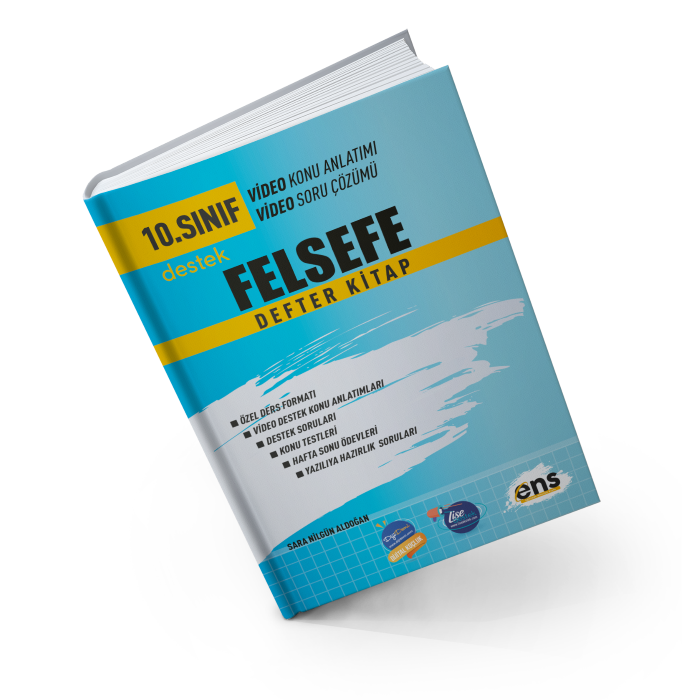 Ens Destek Yayınları 10.Sınıf Felsefe Defter Kitap