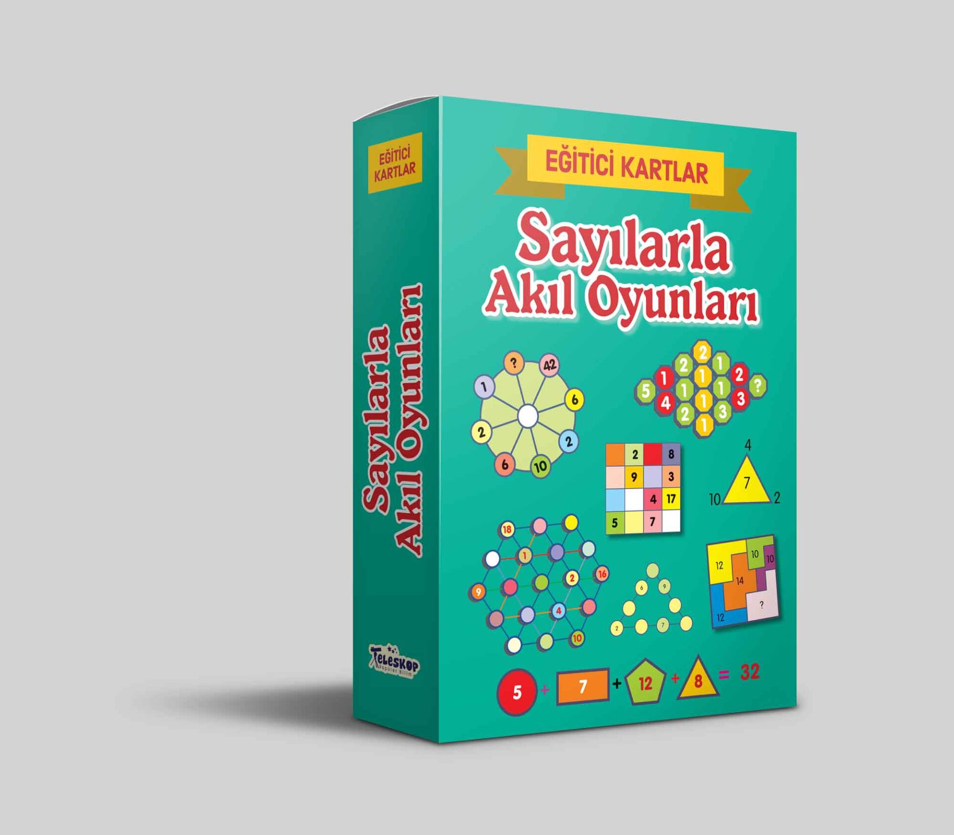 Teleskop Eğitici Kartlar  Sayılarla Akıl Oyunları