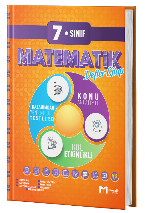2026 Mozaik Yayınları 7.Sınıf Matematik Defter Kitap