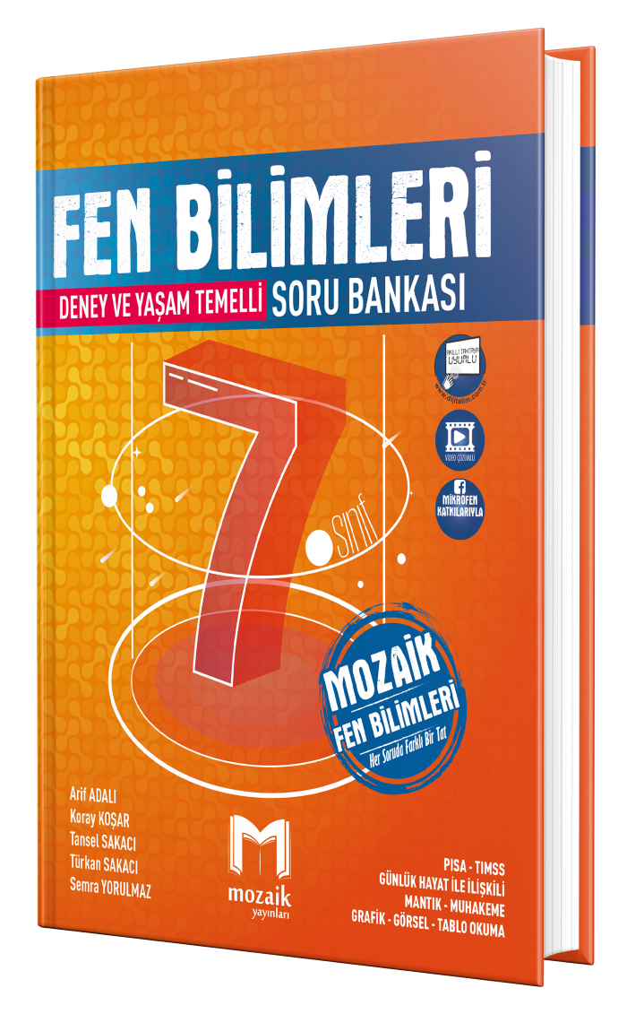 2026 Mozaik Yayınları 7.Sınıf Fen Bilimleri Soru Bankası