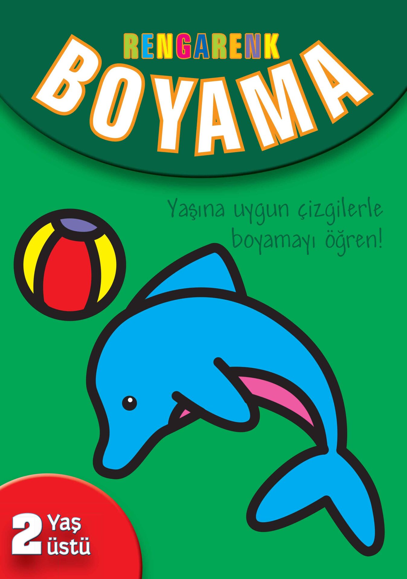 Parıltı Yayıncılık Rengarek Boyama Yeşil Kitap 2+ Yaş