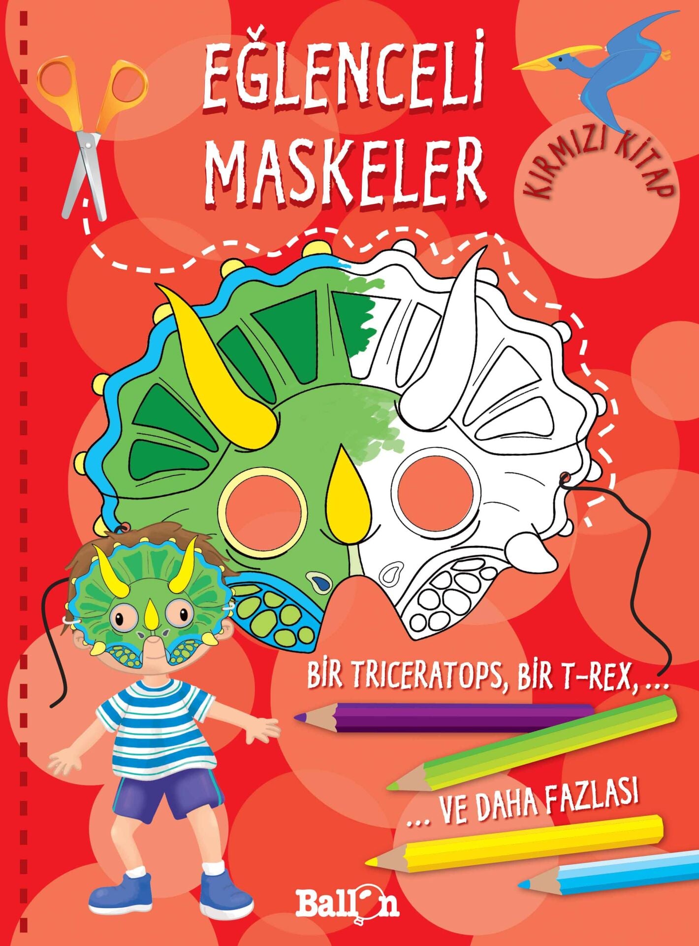 Parıltı Yayıncılık Eğlenceli Maskeler Kırmızı Kitap