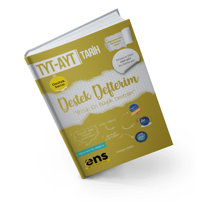 Ens Destek Yayınları Tyt Ayt Tarih Destek Defterim