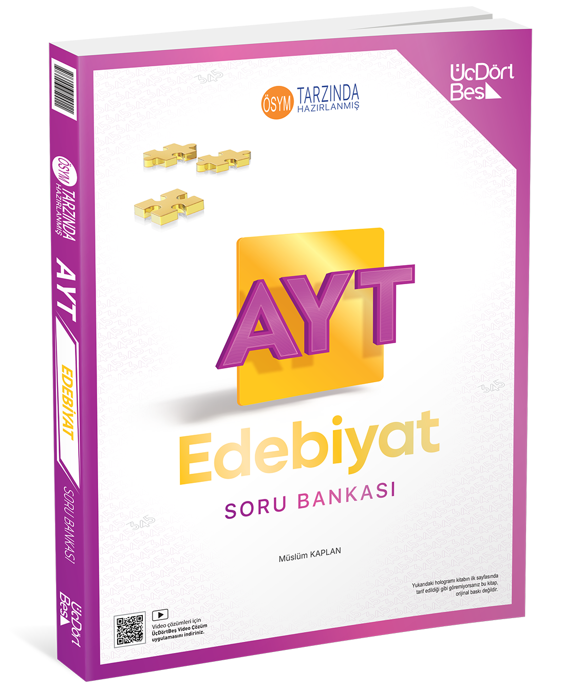 2027 Üç Dört Beş Yayıncılık Ayt Edebiyat Soru Bankası