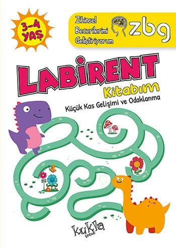 Kukla Çocuk Zbg Labirent Kitabım 3-4 Yaş