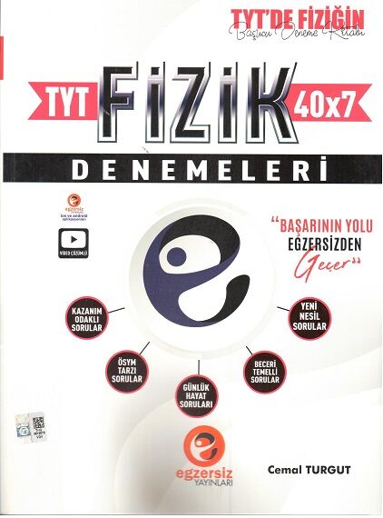 Egzersiz Yayınları Tyt Fizik 40x7 Denemeleri
