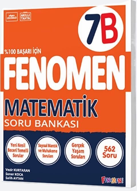 2026 Fenomen Yayıncılık 7.Sınıf Matematik B Soru Bankası