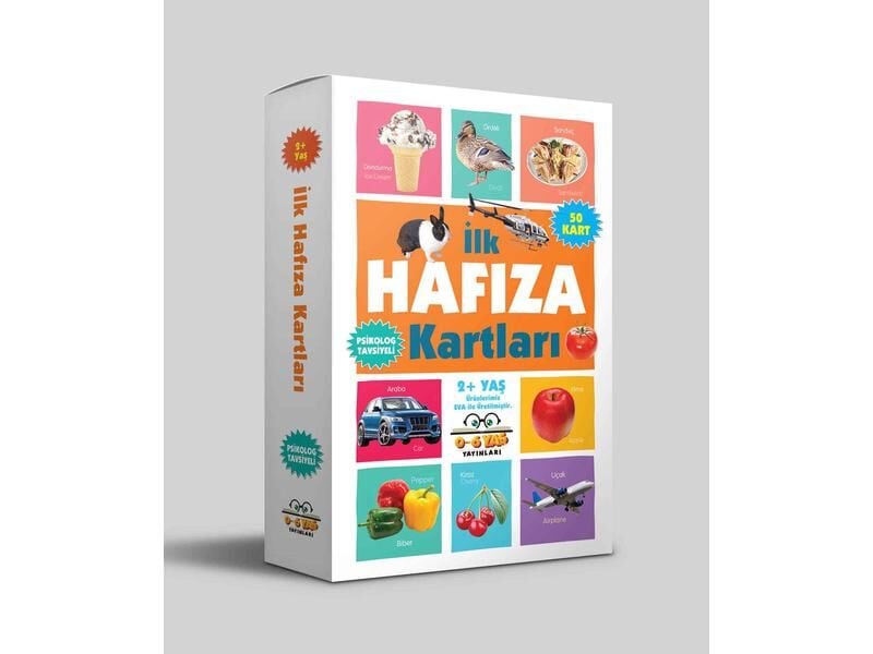 0-6 Yaş Yayınları İlk Hafıza Kartları  2+ Yaş