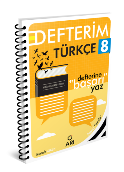 2026 Arı Yayıncılık 8.Sınıf Türkçemino Türkçe Defterim