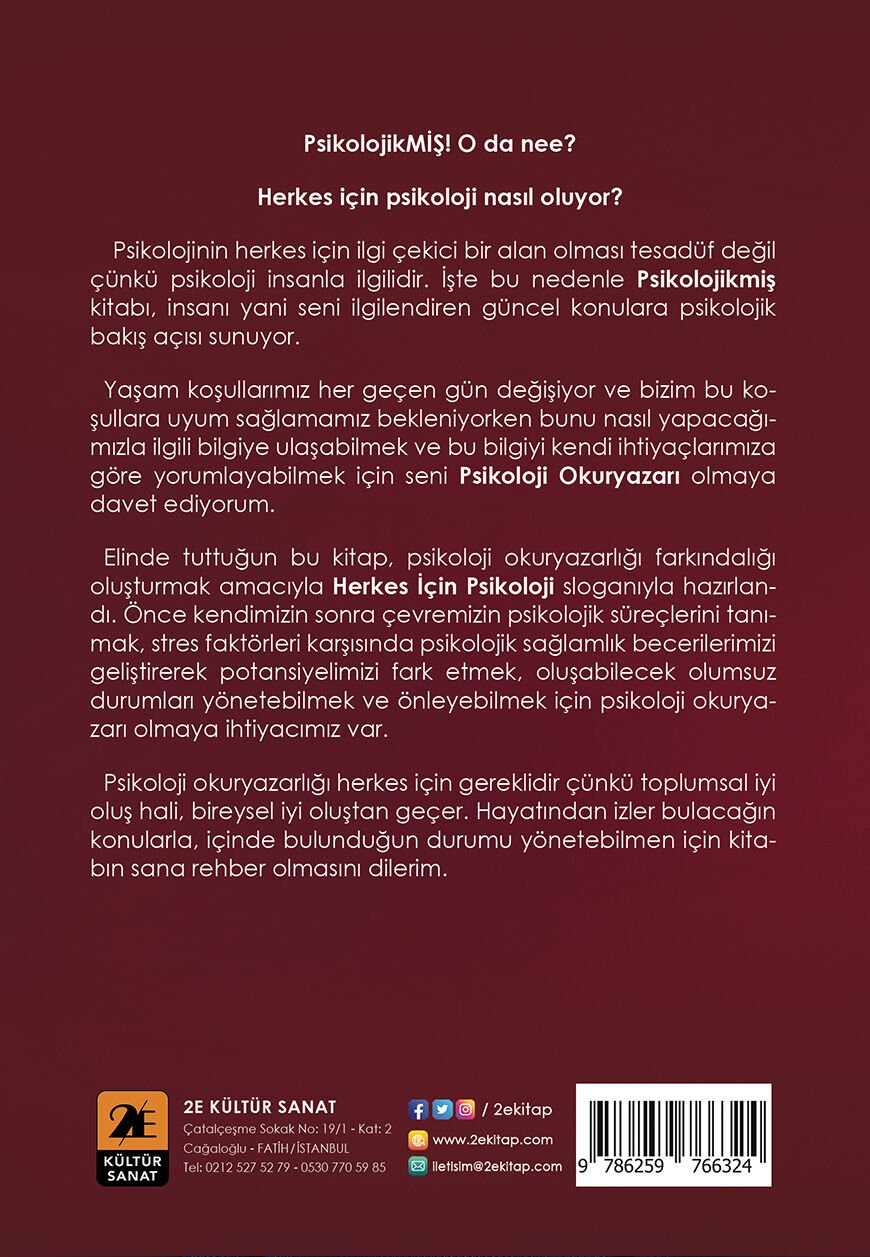 PSİKOLOJİKMİŞ! Güncel Konularla Herkes İçin Psikoloji
