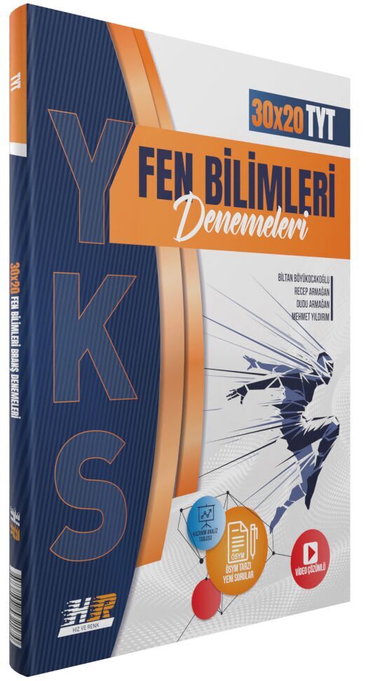 Hız Ve Renk Yayınları Tyt Fen Bilimler Denemeleri 30x20-2026