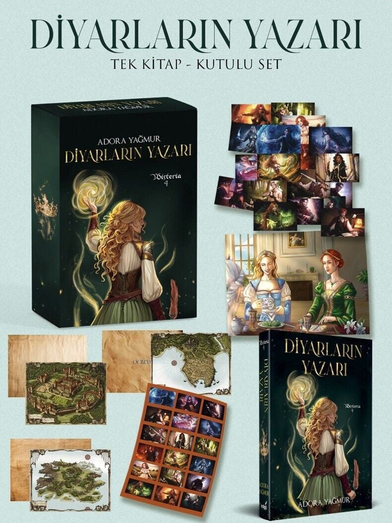 İndigo Kitap Diyarların Yazarı – Wisteria 4 – Ciltli (Kutulu)