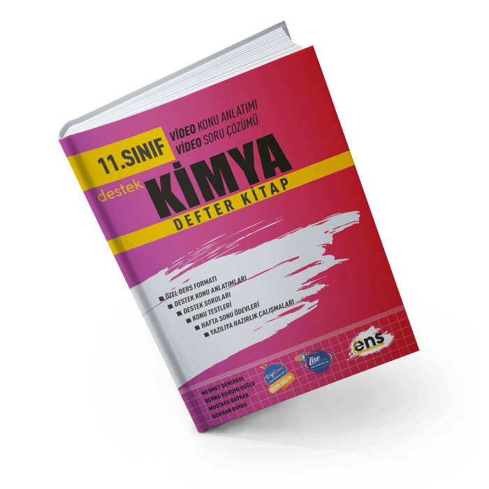 Ens Destek Yayınları 11.Sınıf Kimya Defter Kitap