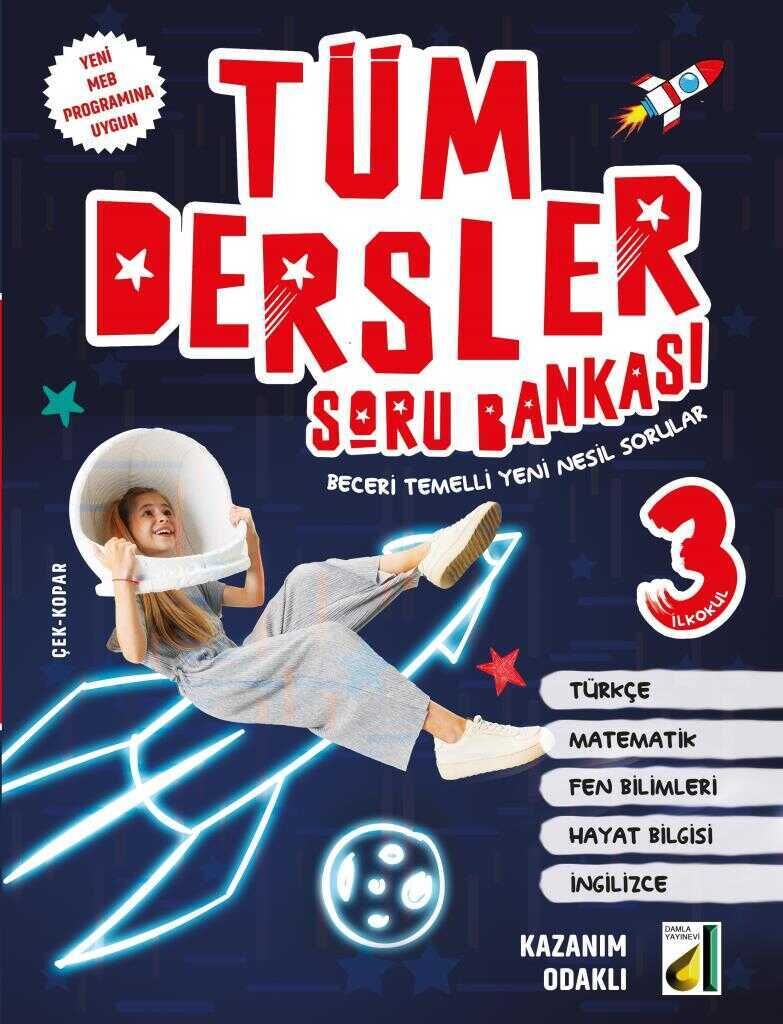Damla Yayınevi 3.Sınıf Tüm Dersler Soru Bankası