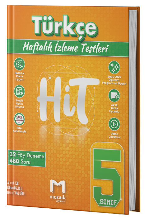 2026 Mozaik Yayınları 5.Sınıf Türkçe Hit 32'Li Deneme