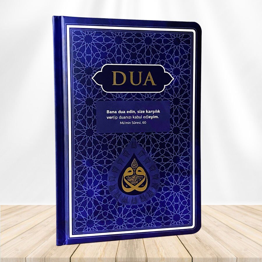 Dua (Evrad-I Şerife) (Rahle Boy) (Arapça-Türkçe Meal) (Genişletilmiş Yeni Baskı) (Lacivert Renk)